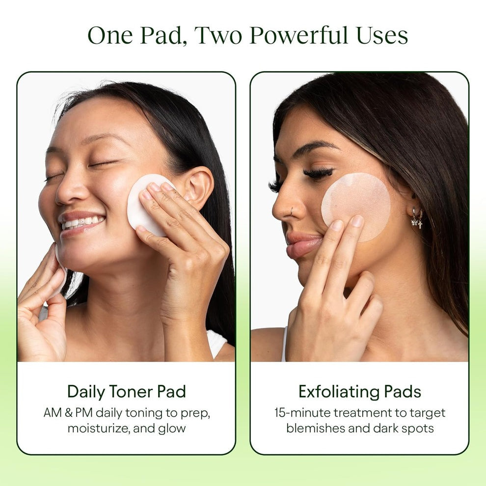 Jiyu Radiance Polish Pads – 100 Count Korean Exfoliating & Hydrating Toner Pads